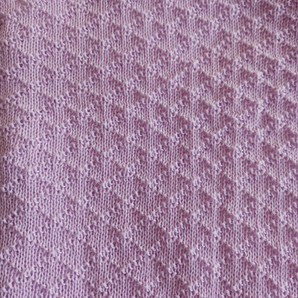 Lavender Lightweight Cardigan with Short Sleeves - Picture 7 of 9